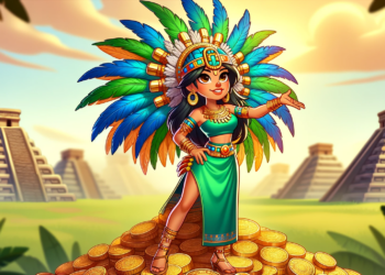 PGBET Viral Treasures of Aztec Illustration